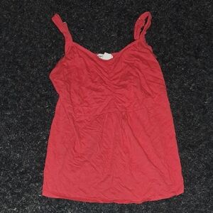 Jessica London Pink Ruched Sleeveless Camisole